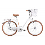 Mestský bicykel ROMET POP ART CLASSIC 26 2024 M Biela